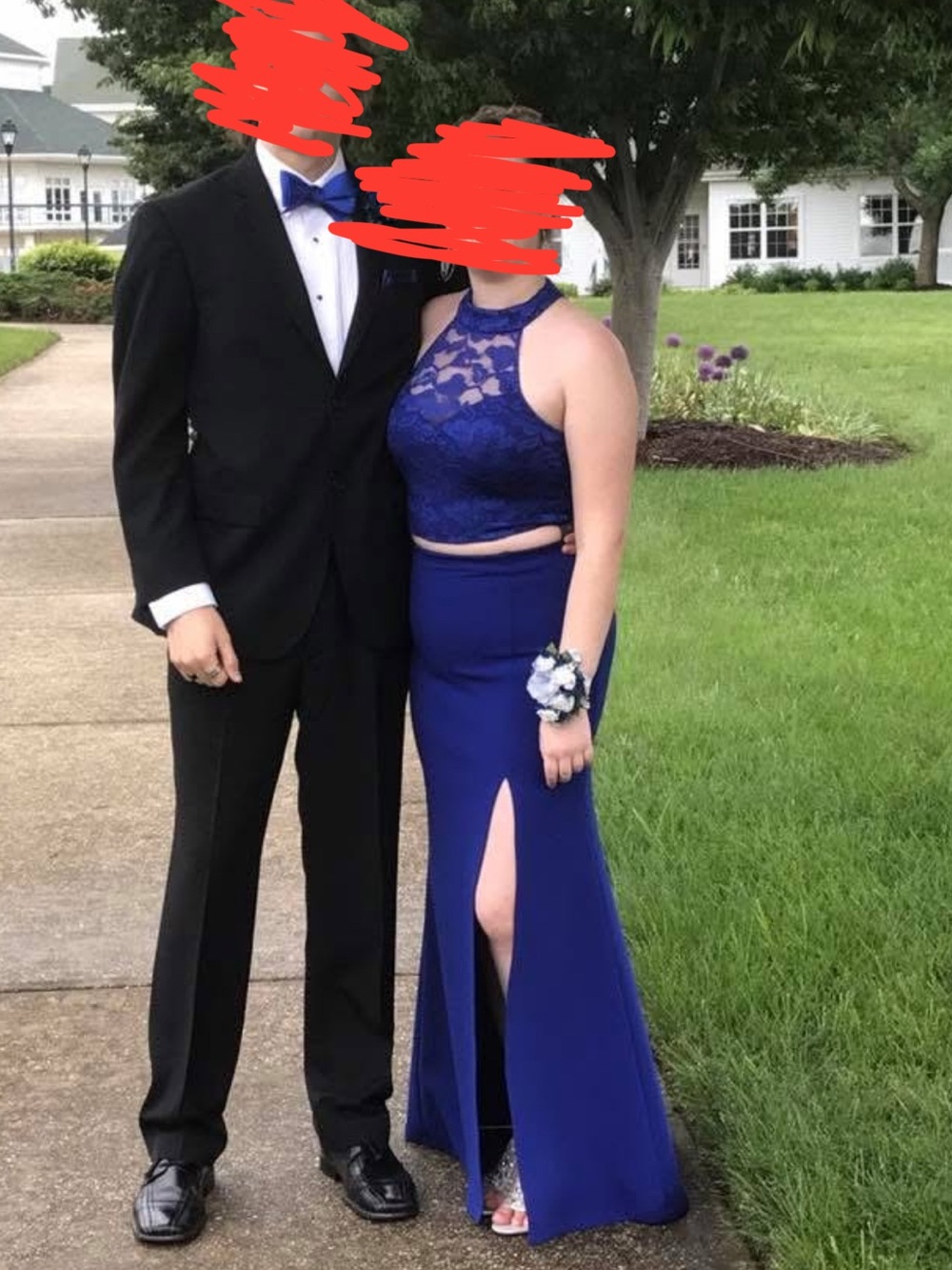 Prom Dress Two-Piece B. Darlin Royal Blue